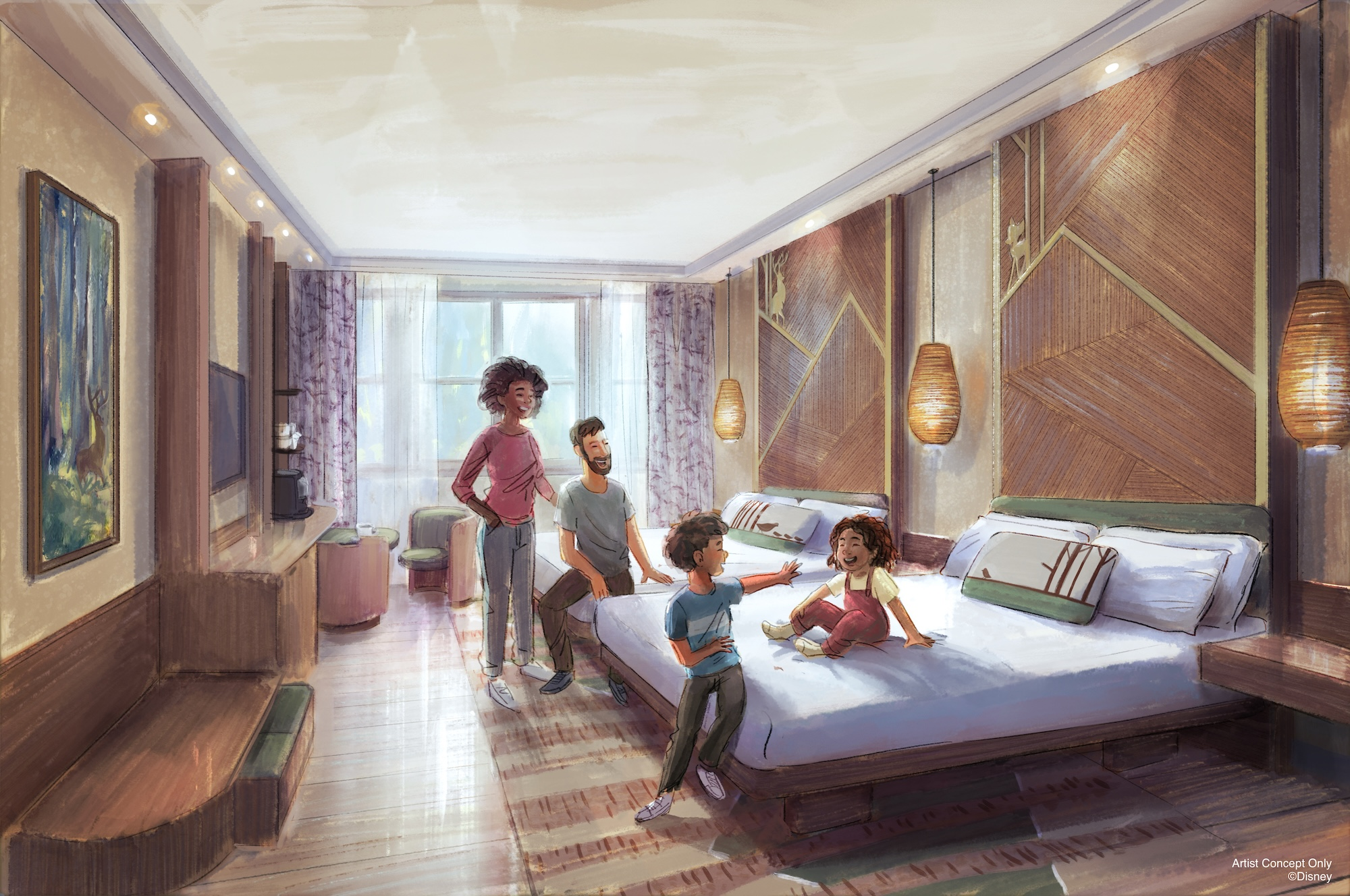 Rénovation du Disney Sequoia Lodge