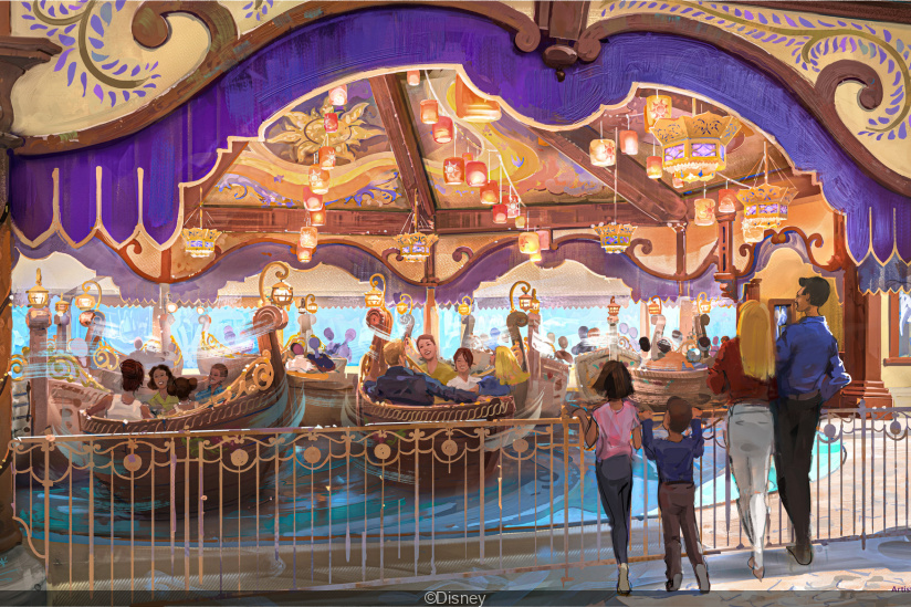 Raiponce Tangled Spin - Nouvelle attraction 2025