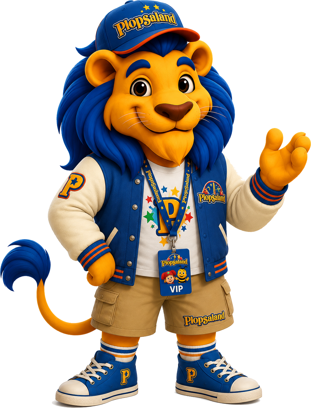 Mascotte Parks and Cie version Plopsaland Belgium